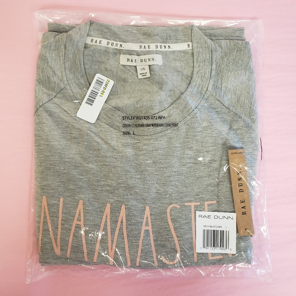REDUCED Dunn Sweatshirt  “NAMASTE” Size LARGE - Picture 3 of 4